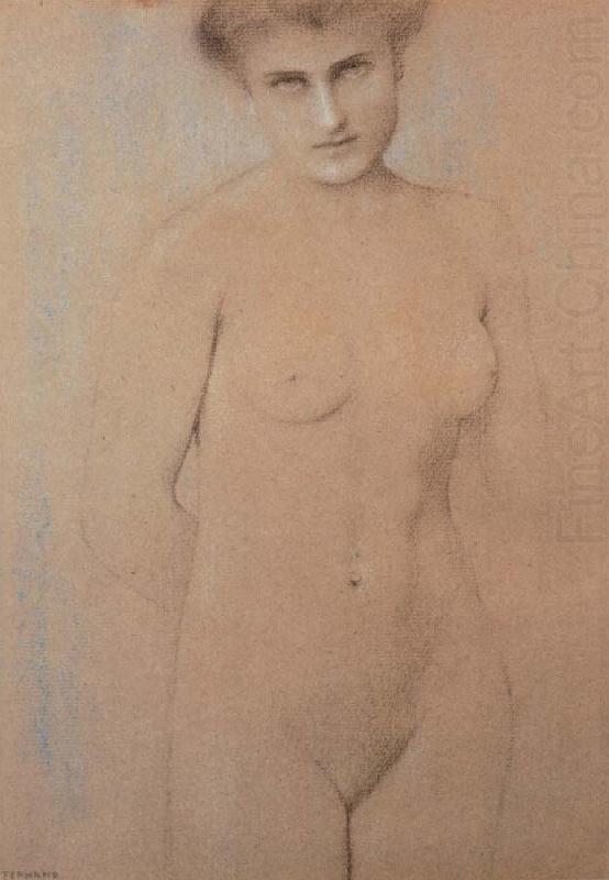 Nude Study, Fernand Khnopff